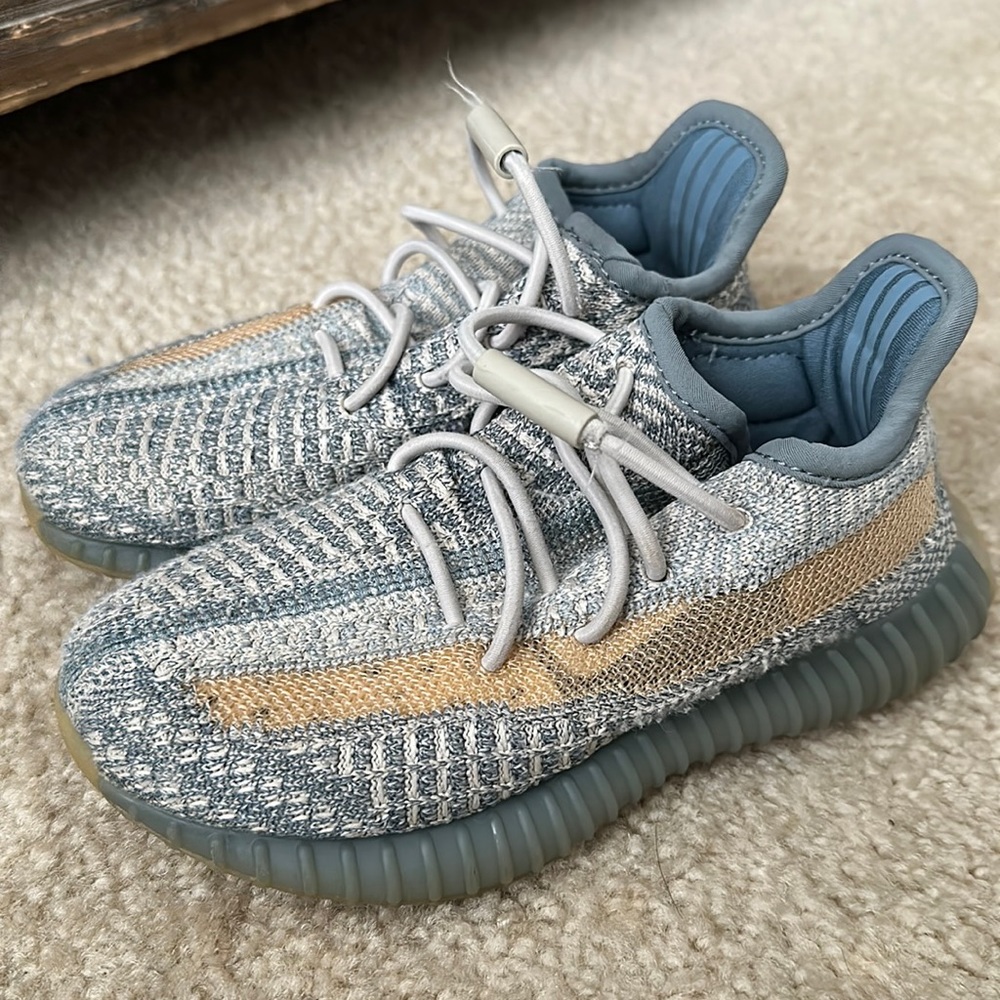 Yeezy grey comfortable sneakers